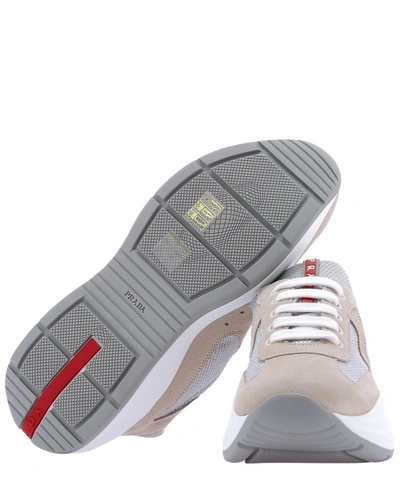 Shop Prada America's Cup Sneakers In Multi