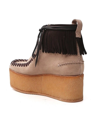 Shop Palm Angels Platform Sneakers In Brown