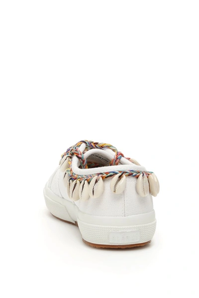 Shop Alanui X Superga Shell Sneakers In White