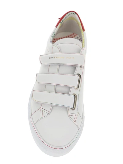 Shop Givenchy Touch Strap Sneakers In White