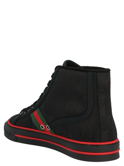 Shop Gucci Off The Grid High Top Sneakers In Black