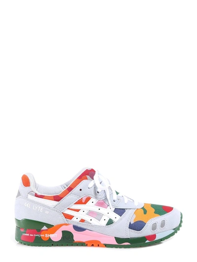 Shop Comme Des Garçons Shirt X Asics Gel-lyte Iii Sneakers In Multi