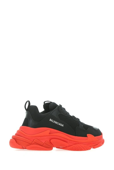 Shop Balenciaga Triple S Sneakers In Black