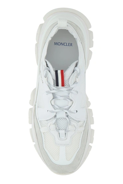 Shop Moncler Leave No Trace Sneakers In White