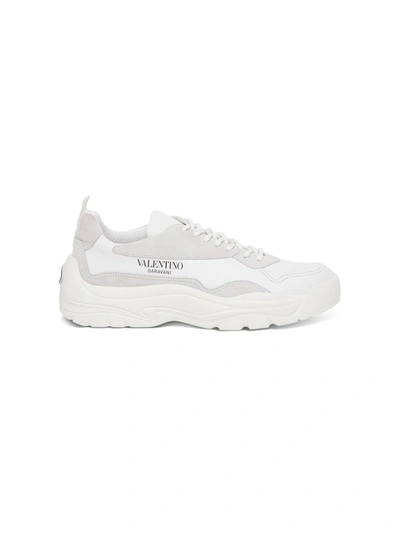 Shop Valentino Garavani Gumboy Sneakers In White