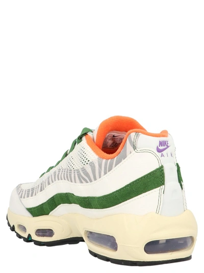 Nike Air Max 95 Textile Trainers In White | ModeSens