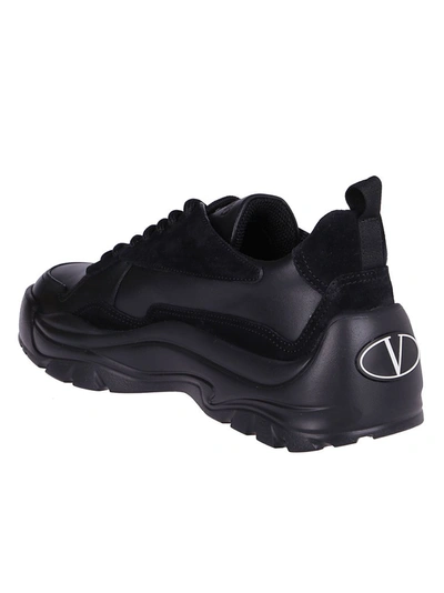 Shop Valentino Garavani Gumboy Lace In Black