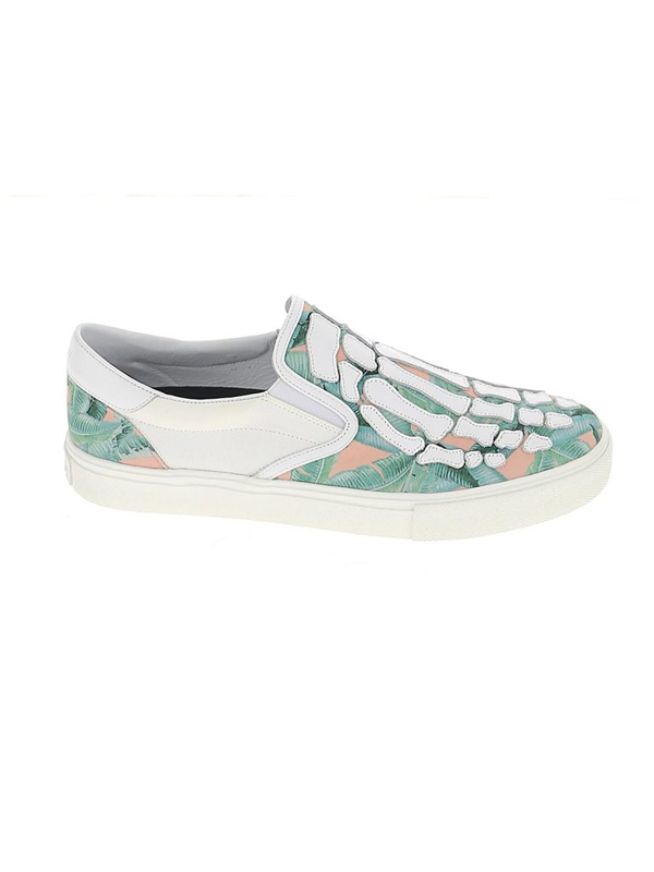 amiri skel toe slip on sneaker