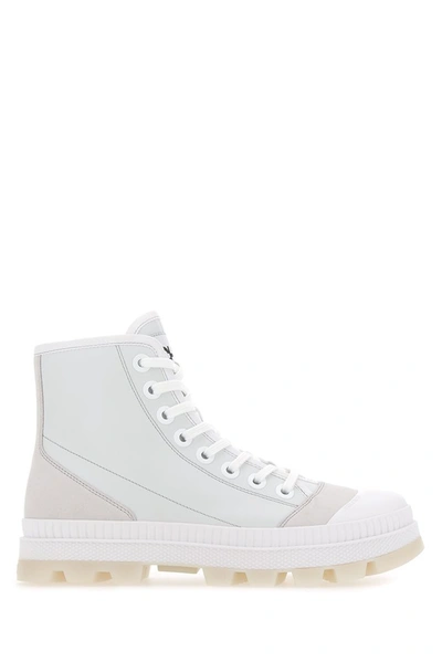 Shop Jimmy Choo Nord High Top Sneakers In White