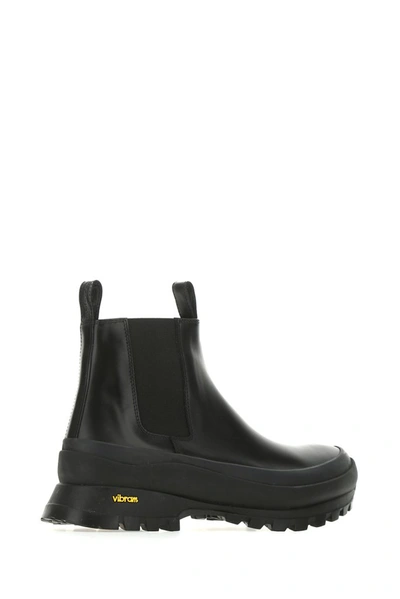 Shop Jil Sander Chunky Chelsea Boots In Black