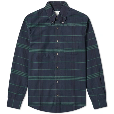 Shop Adsum Plaid Premium Shirt In Green