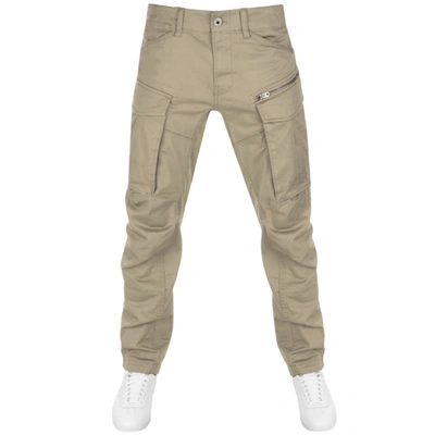 Shop G-star G Star Raw Rovic 3d Tapered Chinos Beige