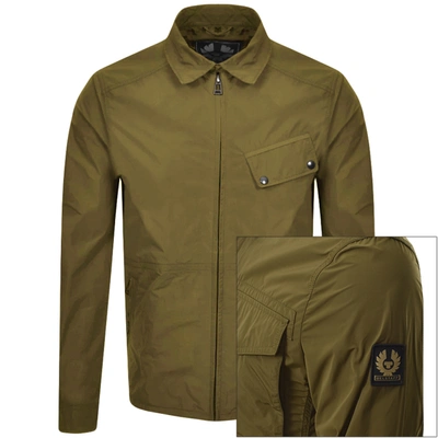 Belstaff Camber Overshirt Jacket Khaki | ModeSens