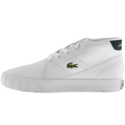 Shop Lacoste Gripshot Chukka Trainers White