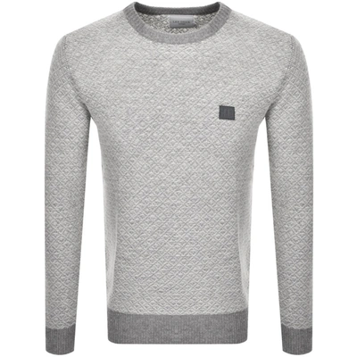 Shop Les Deux Sans Inverse Knit Jumper Grey