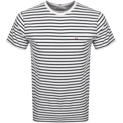 Shop Les Deux Sailor Stripe T Shirt White