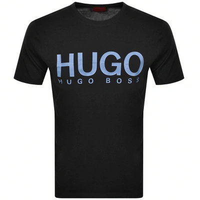 Shop Hugo Dolive Logo T Shirt Black