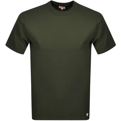 Shop Armor-lux Armor Lux Callac Logo T Shirt Green