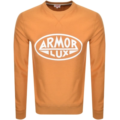 Shop Armor-lux Armor Lux Heritage Paris Sweatshirt Orange