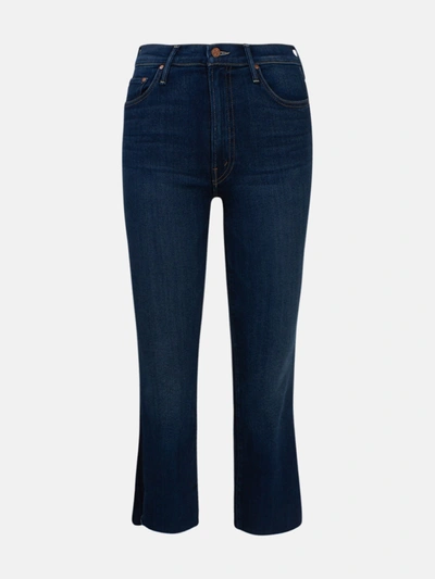 Shop Mother Jeans Insider Crop Blu In Blue