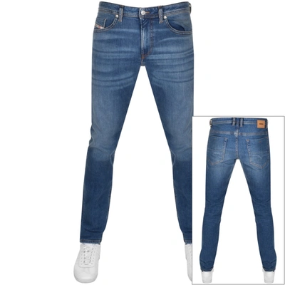 Shop Diesel Thommer 009db Slim Fit Jeans Blue