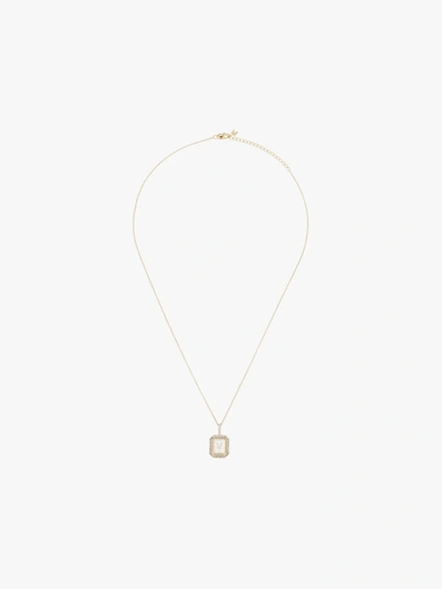Shop Mateo 14k Yellow Gold V Initial Diamond Necklace