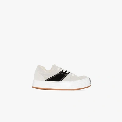 Shop Palm Angels Snow Low Top Suede Sneakers In White