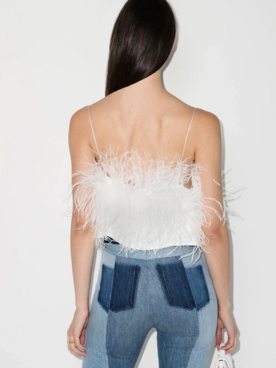 Shop 16arlington Poppy Feather Camisole In White