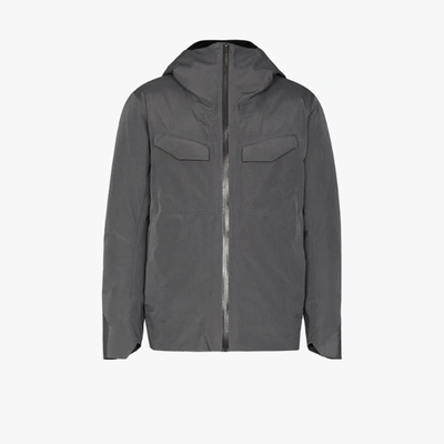Shop Veilance Node Down Jacket In Grey