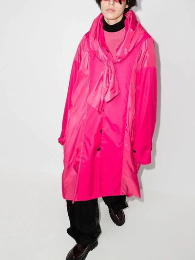 Shop Ambush Oversized Rain Poncho In Pink