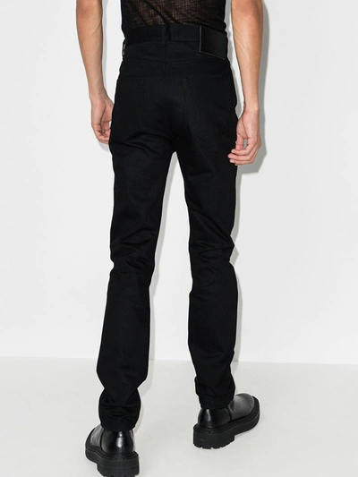 Shop Rick Owens Drkshdw Black Duke Straight Leg Jeans