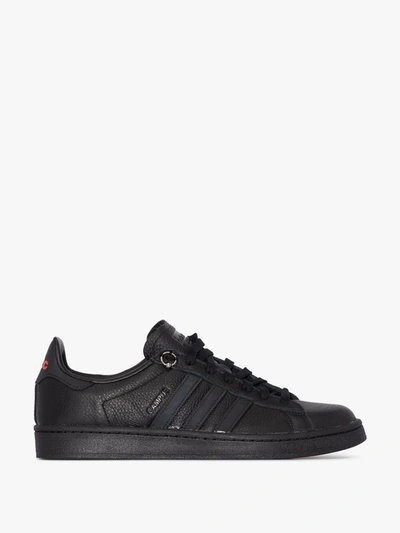 Shop Adidas Originals X 032c Campus Leather Sneakers In Black