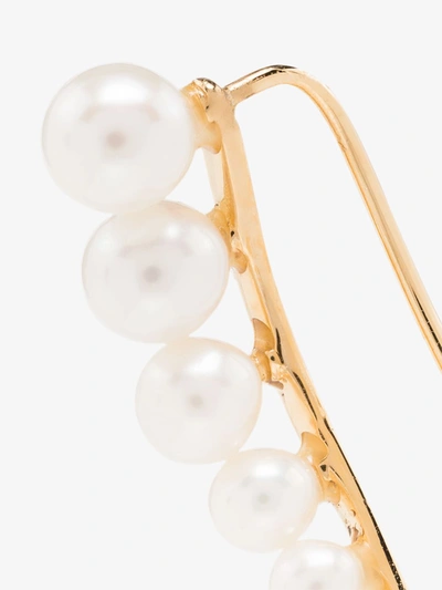 Shop Anita Ko 18k Yellow Gold Floating Pearl Earring