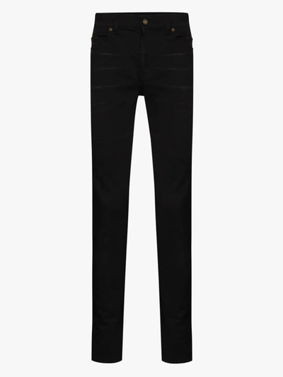 Shop Saint Laurent Black Fiv- Pocket Skinny Jeans