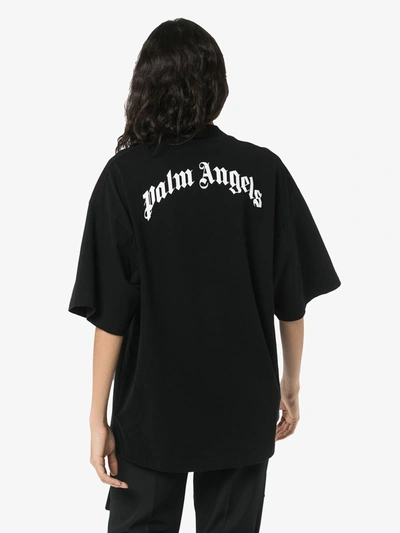 Shop Palm Angels Bear Print Oversized T-shirt - Women's - Cotton In Black