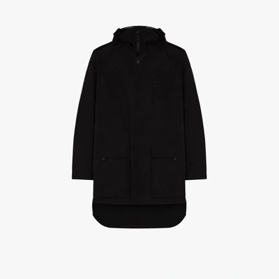 Shop Y-3 Dorico Parka Coat In Black