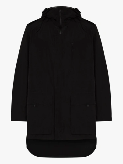 Shop Y-3 Dorico Parka Coat In Black