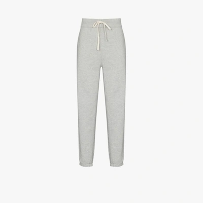 Shop Polo Ralph Lauren Drawstring Track Pants - Men's - Cotton/polyester In Grey