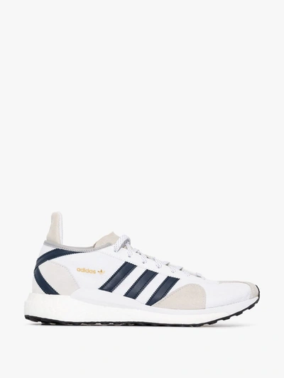 Shop Adidas Originals White X Human Made Tokio Solar Hm Sneakers
