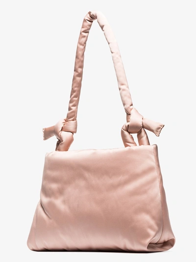Shop Kassl Editions Pink Lady Padded Satin Shoulder Bag