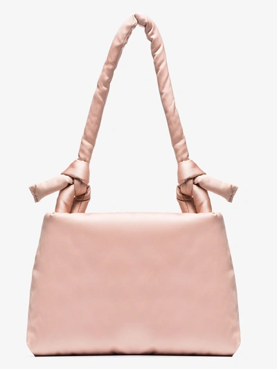 Shop Kassl Editions Pink Lady Padded Satin Shoulder Bag