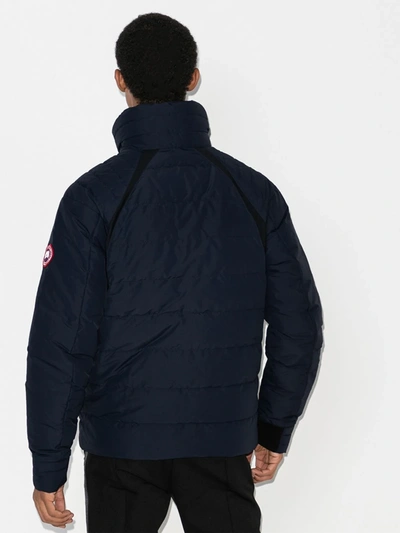 Shop Canada Goose Gefütterte 'hybridge Base' Jacke In Blue