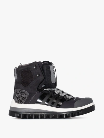 Shop Adidas By Stella Mccartney Eulampis Hiking Boots In Black
