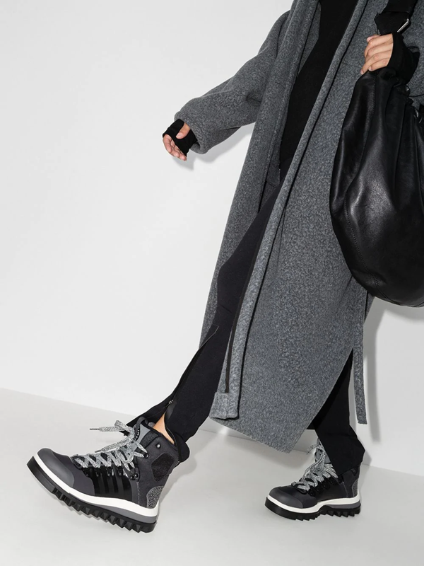 Adidas By Stella Mccartney Eulampis Water Resistant Sneaker Boot In Black Modesens