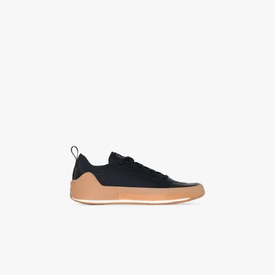 Shop Adidas By Stella Mccartney Black Treino Low Top Sneakers