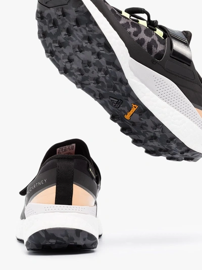 Shop Adidas By Stella Mccartney Black Outdoor Boost Leopard Print Sneakers