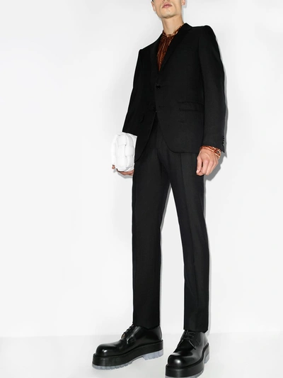Shop Ermenegildo Zegna Tailored Two-piece Wool Suit In Black