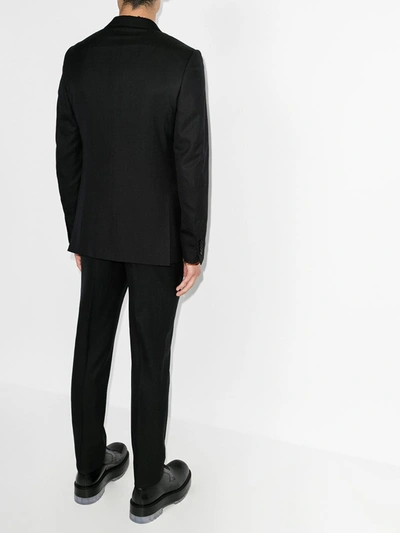 Shop Ermenegildo Zegna Tailored Two-piece Wool Suit In Black