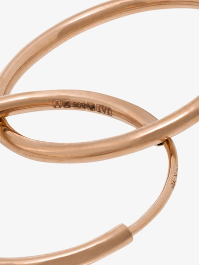 Shop Jacquie Aiche 14k Rose Gold Hoop Earring In Pink