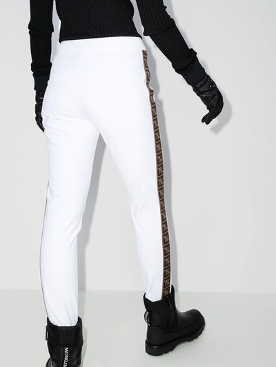 Shop Fendi Fuseaux Stretch Ski Pant In White
